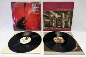 lot 5006 image: (2) 1980s U2 Albums  Live Under A Blood Red Sky & The Unforgettable Fire