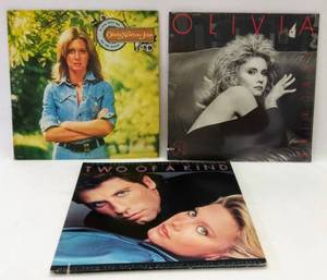 lot 5021 image: 3 Albums from Olivia Newton John  1986  Soul Kiss Sealed Two of a Kind Sound Track & 1974 If You Love Me
