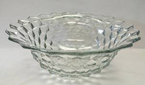 lot 5035 image: Appears to be Fostoria Large Punch Bowl  Nearly 20 lbs  Beautiful