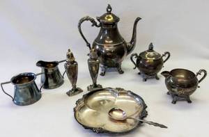 lot 5038 image: Silver Plate Lot