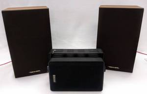 lot 5066 image: Realistic Speakers (Set Of 2) Minimus 25 Bookshelf Speakers  Bonus