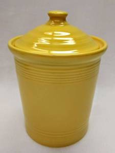 lot 5079 image: Fiesta Sunflower 2-Quart Medium Canister