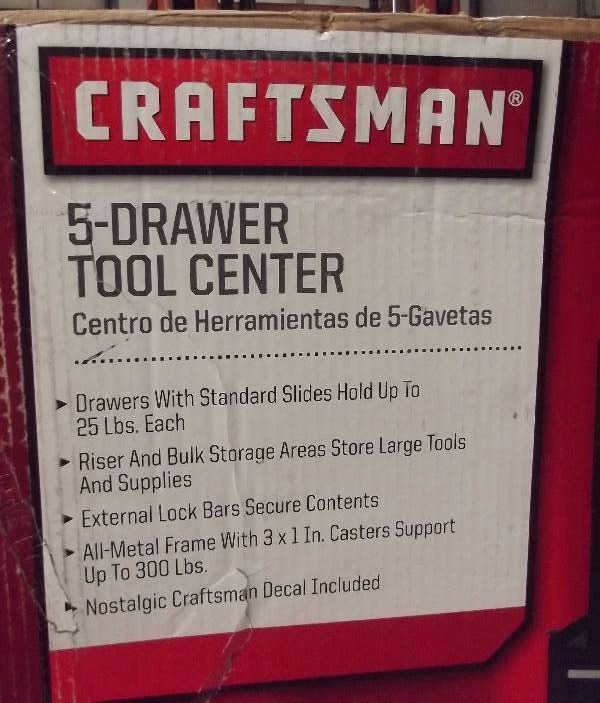 New Craftsman 5 Drawer Tool Center Als Jumpimg January Sale