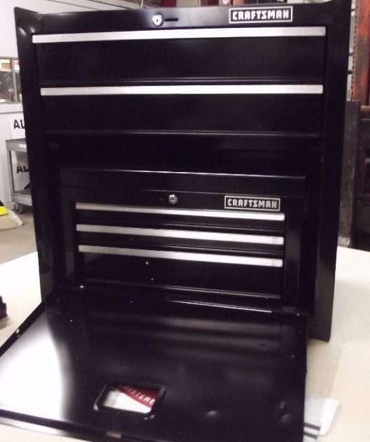 lot 4233 image: Craftsman 5-Drawer Tool Center