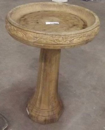 lot 4236 image: Stone Bird Bath