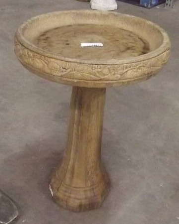 lot 4236B image: Stone Bird Bath