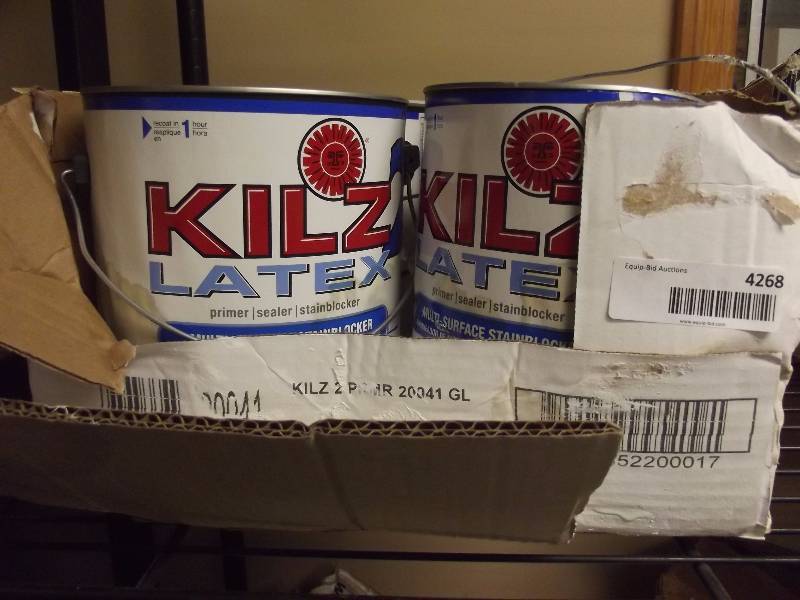 lot 4268 image: Lot of 3 Kilz Primer
