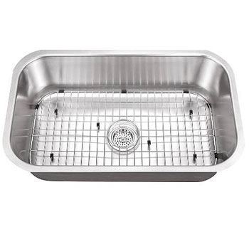 lot 4305 image: NEW Schon Premium Stainless Steel Single Bowl Kitchen Sink
