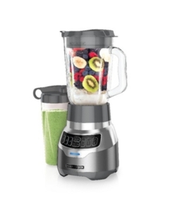 lot 9023 image: BLACKDECKER PowerCrush Digital Blender with Quiet Technology, Stainless Steel, BL1300DG-P