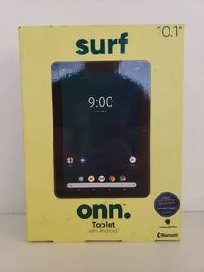lot 9035 image: Onn 10.1inch 2gb 16gb 1280 X 800 Wifi Touch Tablet Android 9.0 Navy Blue