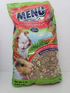 lot 9038 image: Vitakraft Menu Care Complex Guinea Pig Food, 8 lbs.