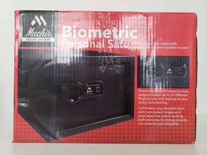 lot 9063 image: Machir Biometric Personal Safe