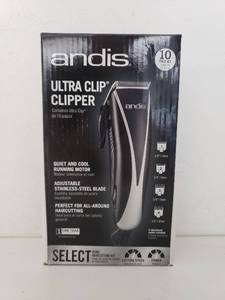 lot 9067 image: Andis Ultra Clip Select Cut Clipper Kit, 10 Pieces
