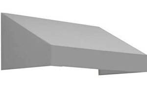 lot 9070 image: Awntech New York Style Awning, Grey