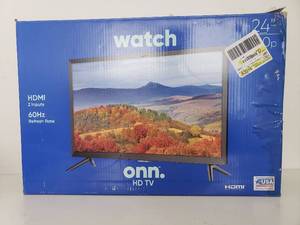 lot 9072 image: Onn. 24in Class 720p High Definition Led Tv
