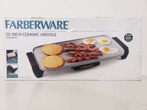 lot 9078 image: Farberware 20in Family-Size Electric Ceramic Nonstick Griddle