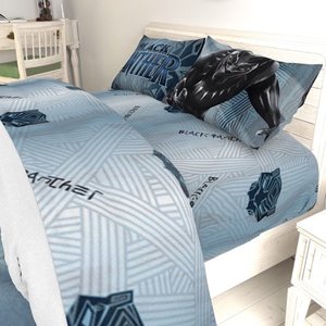 lot 9081 image: Marvel Black Panther Bedding Sheet Set