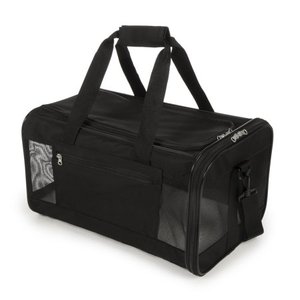 lot 9082 image: TrustyPup Dog Travel Carrier, Black, Small,l