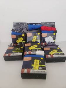 lot 9085 image: Mens Performance Mesh Large Boxers (17 Pack)
