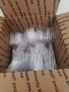 lot 9086 image: Great Value Premium Clear Cutlery Forks & Spoons, 120 Count