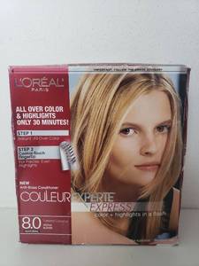 lot 9092 image: LOreal Paris Couleur Experte All Over Color and Highlights - 8.0 Toasted Coconut - 1 Kit