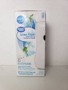 lot 9094 image: Great Value Automatic Air Freshener & Refill, Linen Fresh, 6.17 oz
