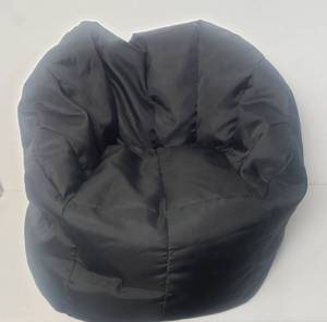 lot 9134 image: Big Joe Joey Bean Bag Chair, Black - 28.5in x 24.5in x 26.5in