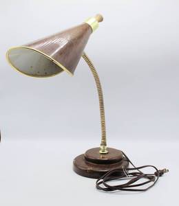 lot 2007 image: Mid Century Desk Lamp - Works