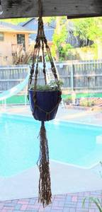 lot 2037 image: Macrame Plant Hanger 52 Long