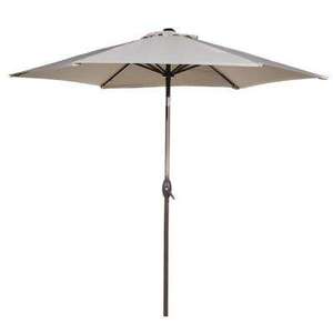 lot 7 image: Abba Patio 9 Market Umbrella Beige - Push Button Tilt