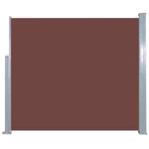 lot 30 image: Vida XL Retractable Side Awning 47.2 x 118.1 Brown