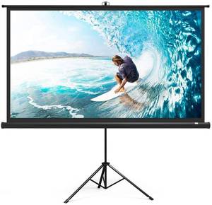 lot 42 image: Tactronics 100 Projection Screen 169 with Tripod and Storage Bag