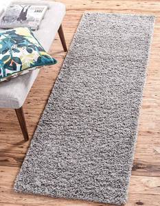 lot 47 image: Charcoal Gray Shag RugRunner 27 x 8