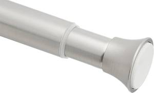 lot 13 image: Amazonbasics Rust Resistant Tension Shower Rod 36-54 Nickel