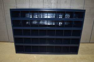lot 73 image: Applied Maintenance Supplies Metal Cabinet Cubby 24 x 34 x 12 - 40 Cubbies
