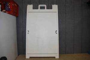 lot 111 image: Signage Deluxe Floor Sign 47 x 27 overall - 2 Sided