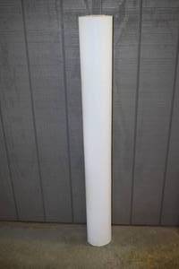 lot 140 image: Roll Brightline White Vinyl 16 ounce Matte 54 x 115 Feet