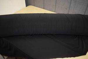 lot 142 image: Roll Black Spandex Fabric 60 x 72 yards