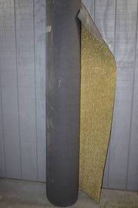 lot 144 image: Roll Gold Metallic Soundproofing Upholstery Carpet 80