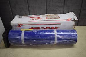lot 151 image: Roll Oracal Blue Adhesive Backed Vinyl 24 x 50 yards