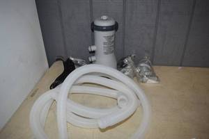 lot 276 image: Intex Krystal Clear Cartridge Filter Pool Pump