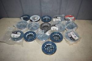 lot 377 image: 16 Shower Drains with Stainless Steel Strainers