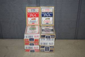 lot 431 image: 12 Decks Playing Cards 6 Each Red and Blue