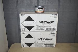lot 458 image: 24 Cans Quick Flame Gel Chafing Fuel