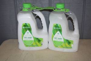lot 486 image: 2 Members Mark Soft Hands Hand Soap Refills 80 Ouces Each