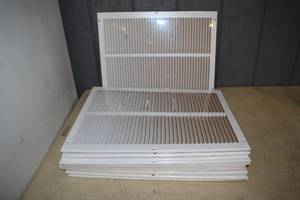 lot 317 image: 10 Return Air Register Grates White 15 34 x 21 34