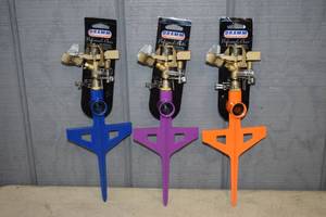 lot 319 image: 3 Dramm Impulse Sprinklers
