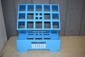 lot 336 image: 2 Bud Light Seltzer Plastic Dunnage Racks 10 x 17 x 5