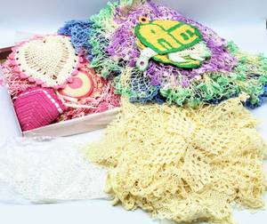 lot 6079 image: Huge lot of Handmade Vintage Doilies