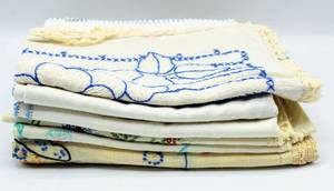 lot 6088 image: VintageAntique Table Linens